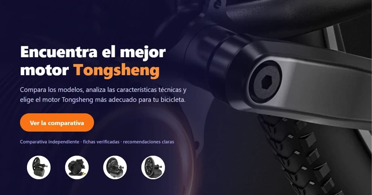Comparativa de motores pedaleo Tongsheng: encuentra el mejor modelo para tu bicicleta eléctrica