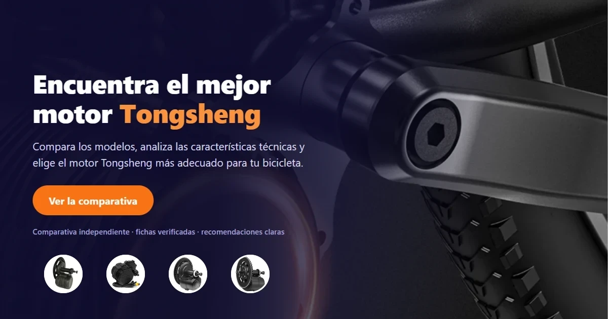 Comparativa de motores pedaleo Tongsheng: encuentra el mejor modelo para tu bicicleta eléctrica